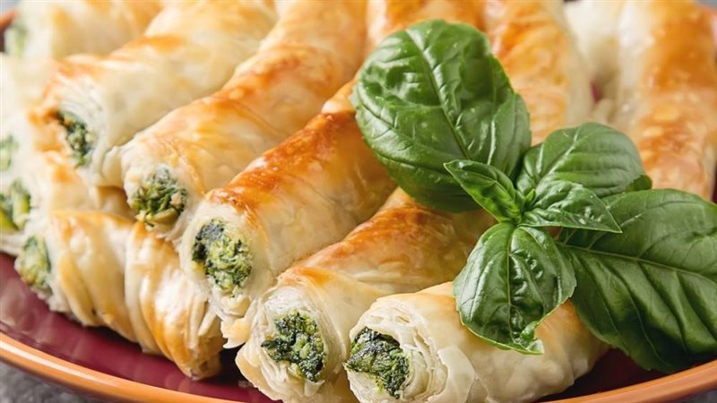 رولات الجلاش بحشو
