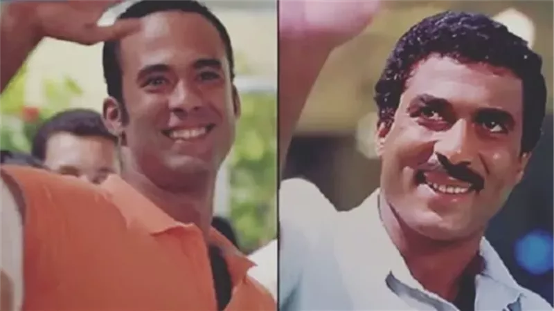 أحمد زكي ونجله هيثم