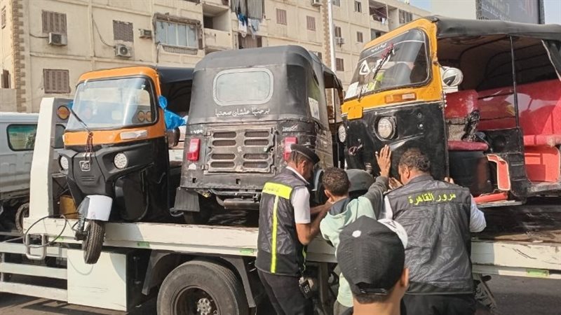 حملة مرورية بالمقطم