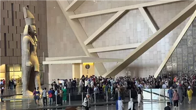 هيئة المتحف المصري الكبير: 19 ألف زائر متوسط الإقبال يوميا 