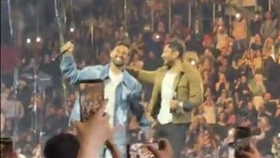 أحمد سعد وتامر حسني يتألقان بديو 