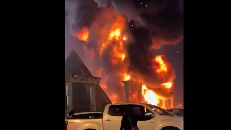 صورة من المقاطع المتداولة،