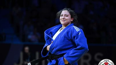 صفا سليمان لاعبة الجودو تحتل المركز السابع في دورة التضامن الإسلامي