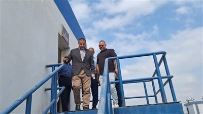 رئيس مياه الجيزة يتفقد محطة إمبابة لمتابعة جاهزية التشغيل 
