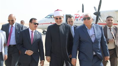 مفتي الجمهورية يزور الوادي الجديد دعما لمبادرة التوسع في زراعة النخيل