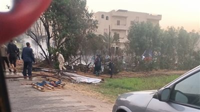 اندلاع حريق داخل شونة بصل وبطاطس بالغربية