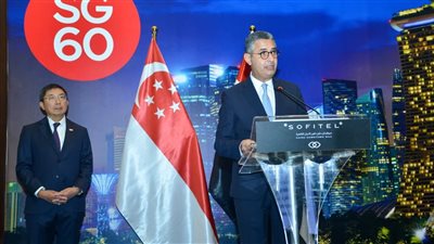 وزير التموين يشارك في احتفالية سفارة سنغافورة بالعيد الوطني الستين للاستقلال