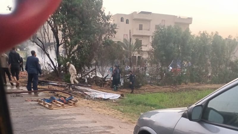 اندلاع حريق داخل
