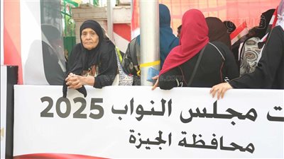 انتخابات النواب، توافد أعداد كبيرة من السيدات رفقة أطفالهن على لجنة جمال عبد الناصر بالدقي (فيديو وصور)