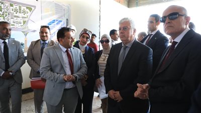 وزير التعليم العالي يتفقد المشروعات الجاري تنفيذها بجامعة الأقصر