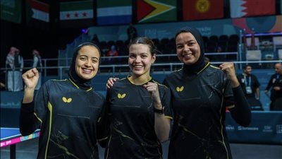 منتخب سيدات تنس الطاولة يتأهل لنهائي دورة ألعاب التضامن الإسلامي