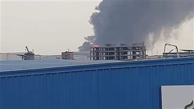 مصرع وإصابة شخصين في حريق مصنع للأحبار بالمنوفية