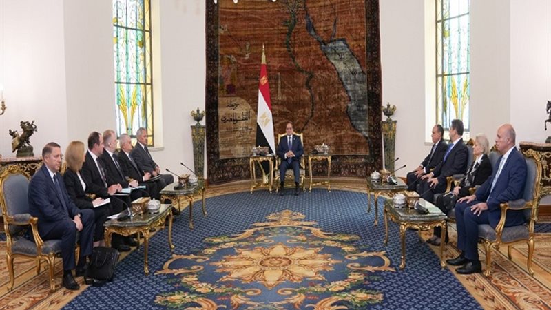 السيسي يستقبل سيرجي