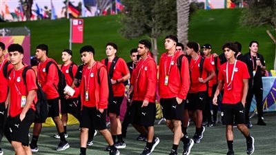 منتخب مصر يصل ملعب مباراته أمام إنجلترا في كأس العالم للناشئين (صور)