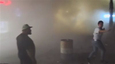 بشكل مفاجئ، انهيار جزئي لعقار قرب ميدان بالاس بالمنيا (صور)