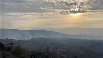 اشتعال حرائق في أحراج جنوب لبنان جراء القصف الإسرائيلي (فيديو)