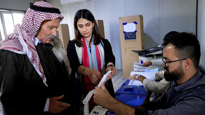أحد مراكز الاقتراع
