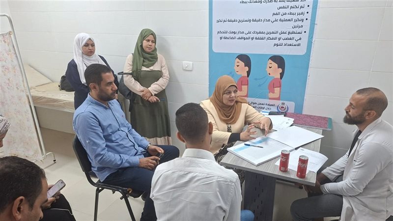 افتتاح عيادة للدعم