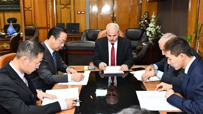  وفد من جامعة بكين يشارك في الاجتماع السنوي لمعهد كونفوشيوس بالإسماعيلية (صور)