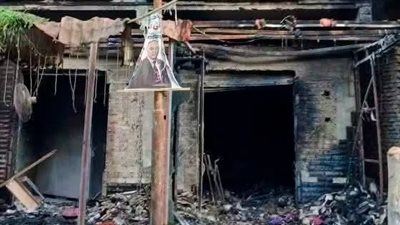 2 مليون جنيه خسائر مبدئية، حريق ضخم يلتهم مخزن ملابس بالمحلة الكبرى