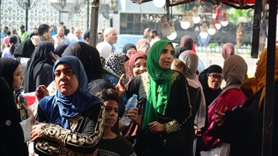 السيدات يتصدرن المشهد بلجنة القومية بالعجوزة للمشاركة في انتخابات النواب (صور)