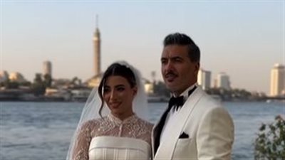 حفل زفاف هايدي موسى على الإعلامي محمد غانم (صور)