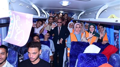 تخصيص أتوبيسات لنقل طلاب جامعة سوهاج من ذوي الإعاقة للجان انتخابات النواب