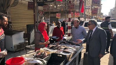 تفاصيل جولة محافظ الدقهلية المفاجئة بمدينة طلخا والسوق الحضاري
