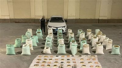 ضبط عنصر جنائي شديد الخطورة بحوزته 1,5 طن مخدر بالإسماعيلية بـ95 مليون جنيه
