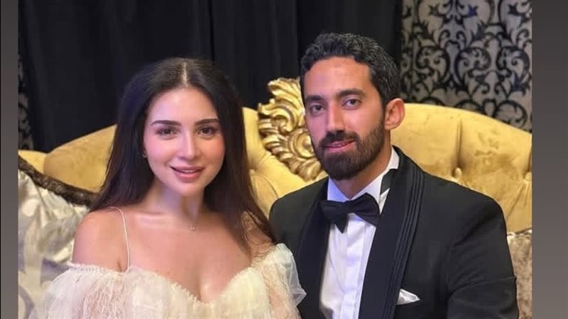 أحمد تيمور ومي عز