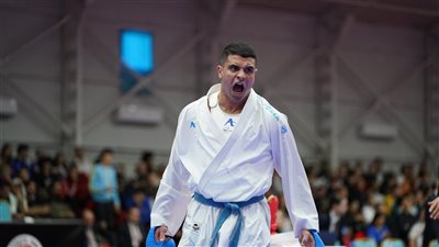  نجم المنتخب الوطني يوسف بدوي: فخور بتنظيم مصر لبطولة العالم للكاراتيه