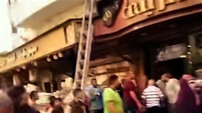 إخماد حريق اندلع في مطعم شهير بمنطقة السيد البدوى بطنطا