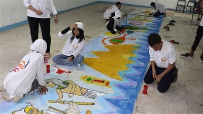 قصر ثقافة الإسماعيلية يواصل استضافته لورش وإبداعات أطفال المحافظات الحدودية (صور)  