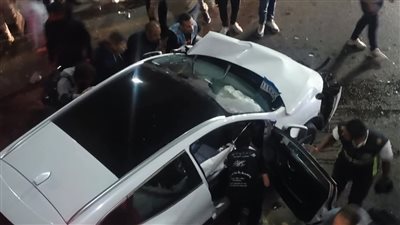 العربيات اتعجنت، تصادم 3 سيارات ملاكي بنفق قناة السويس في الإسكندرية (صور)