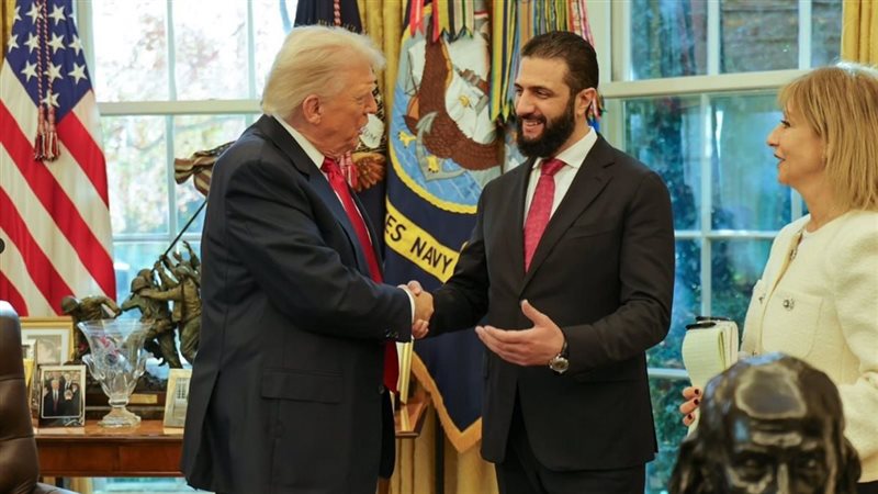 الشرع وترامب، فيتو