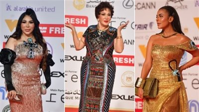 فنانات بإطلالات فرعونية على ريد كاربت 