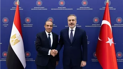 وزيرا خارجية مصر وتركيا يؤكدان أهمية تعزيز العلاقات الاقتصادية والتجارية المشتركة