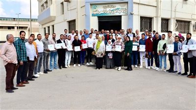 مياه الفيوم تكرم المتميزين في اختبارات المسار الوظيفي 