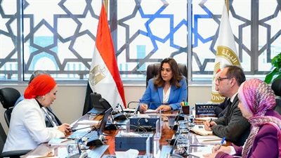 القائم بأعمال وزير البيئة تلتقى مدير مركز التميز للدراسات البحثية والتطبيقية للتغيرات المناخية 