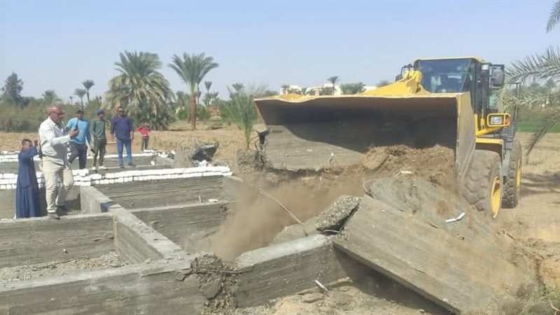 حملة إزالة بأسيوط،