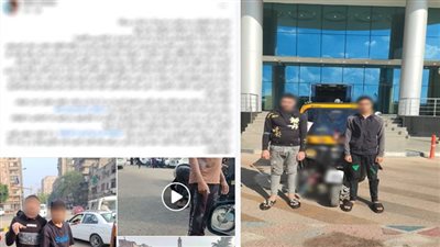 السير عكس الاتجاه يتسبب في حادث تصادم بين توك توك وسيارة ملاكي بالجيزة