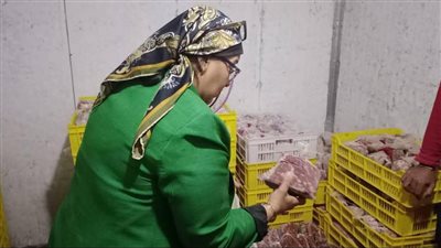 ضبط طن 1.6 طن لحوم مفرومة مجهولة المصدر بشبين القناطر