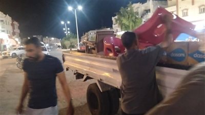 حملة مكبرة لإزالة الإشغالات والتعديات بالشوارع والالتزام بإعلان الأسعار في مرسى علم