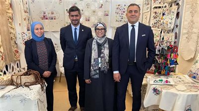 شباب جهاز تنمية المشروعات يشاركون في معرض الصالون الدولي للصناعات التقليدية بالجزائر