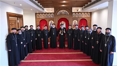 البابا تواضروس يتلقى تقريرا عن الخدمة في كنائس الأرشيديوسس