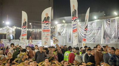 الشعب الجمهوري ينظم مؤتمرًا جماهيريًا لدعم مرشحي القائمة الوطنية بانتخابات النواب