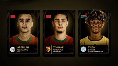 ثنائي المغرب ومدافع جنوب أفريقيا يتنافسون على أفضل شاب لاعب في القارة 