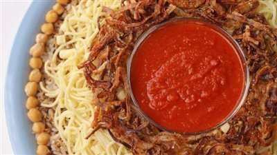 فوائد طبق الكشري للصحة، يقلل الكوليسترول ويحمى من أنيميا فقر الدم 