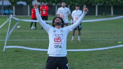 منتخب مصر المشارك في كأس العرب يختتم استعداداته لودية الجزائر الثانية (صور)