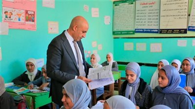 جولة ميدانية لوزير التعليم في عدد من مدارس كفر الشيخ